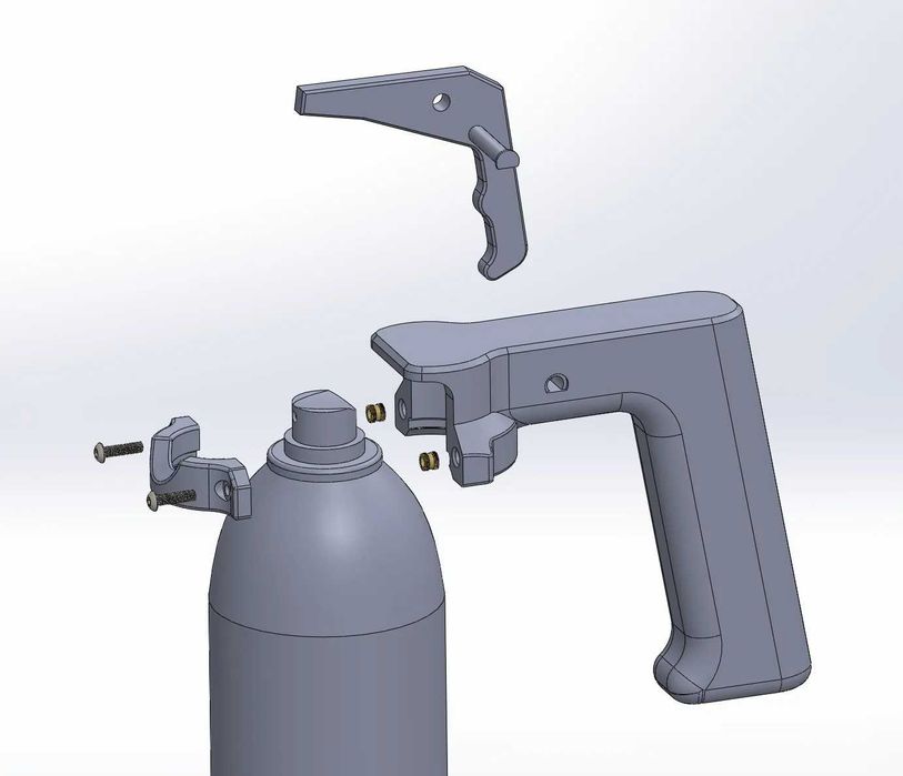 Универсанел пистолет за флакони, спрейове.