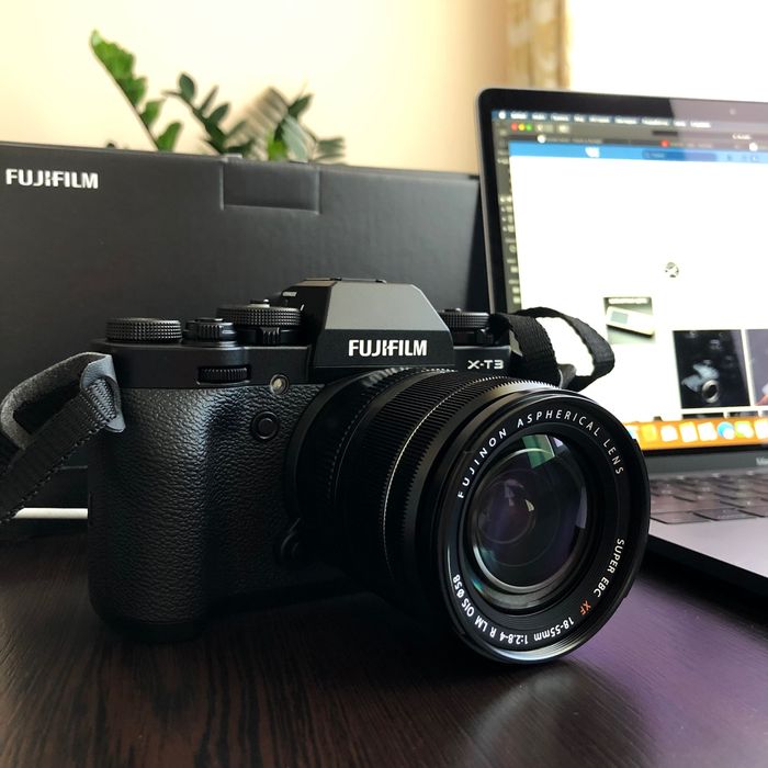 Fujifilm X-T3, с объективами 18-55 и 35mm