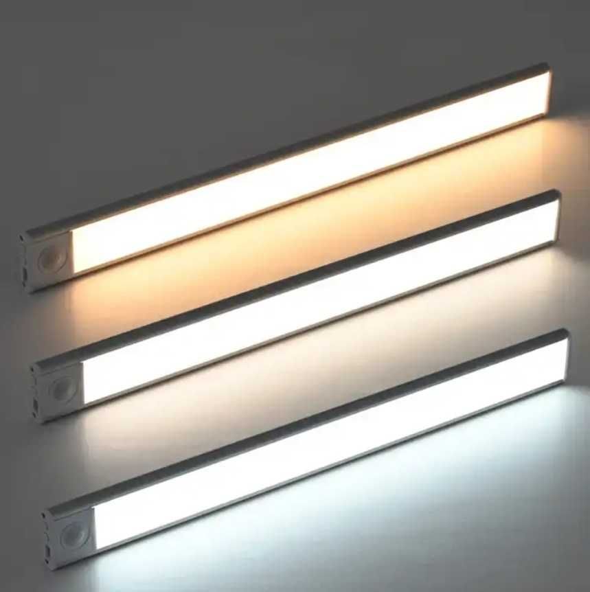 Lampa LED Ultra-Slim cu senzor de lumina si miscare ,suport magnetic