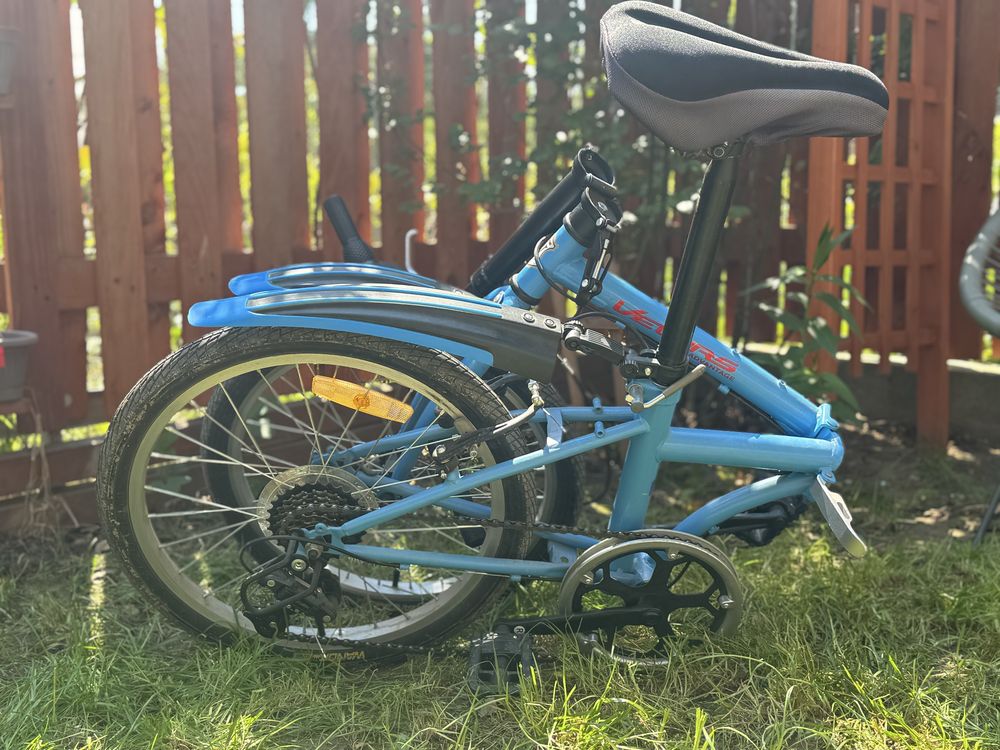 Bicicleta pliabila Velors Advantage V2052A 20", albastru