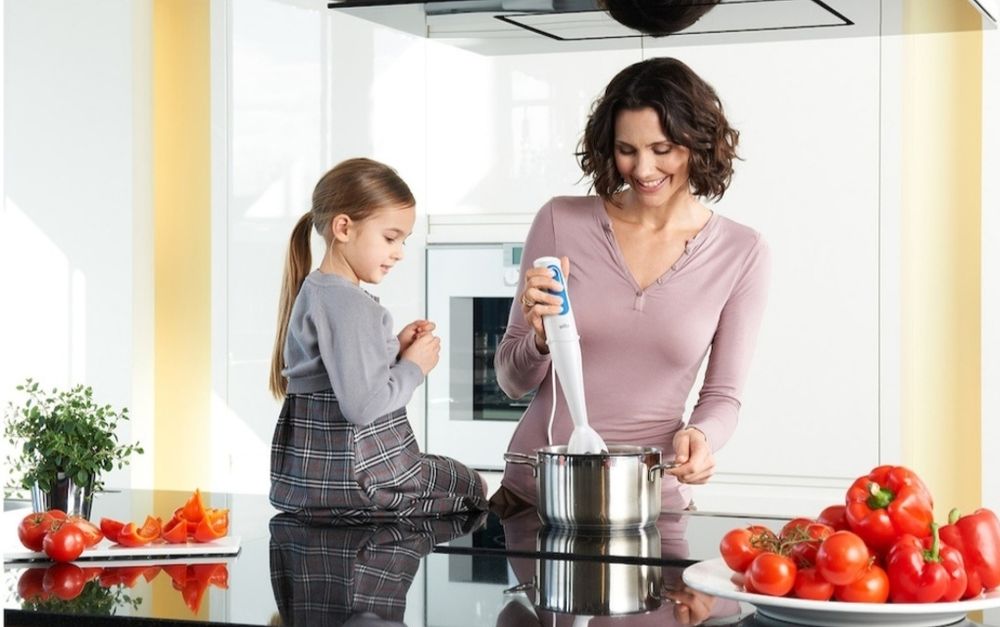 Mixer vertical Braun MQ3000WH SMOOTHIE PLUS, 700 W, Pahar gradat 0.6 l