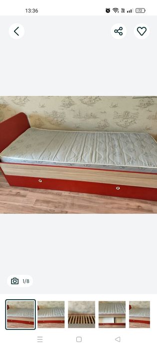 Продаются две кровати односпальные одинаковые