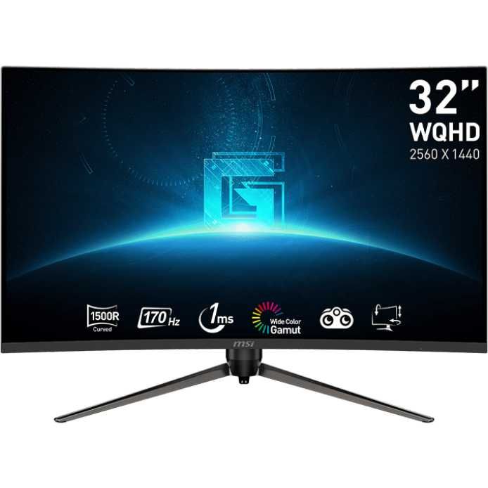 Monitor Gaming LED VA MSI 31.5", WQHD (2560x1440), 170Hz, 1ms