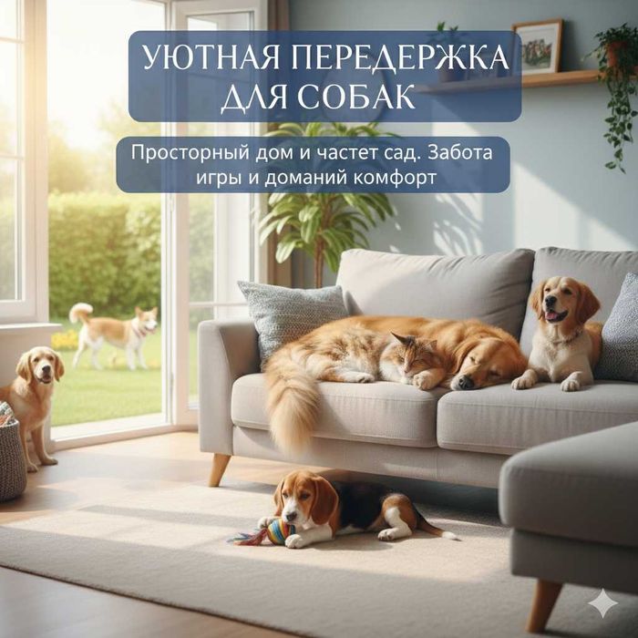 Передержка собак(больших и маленькиХ)