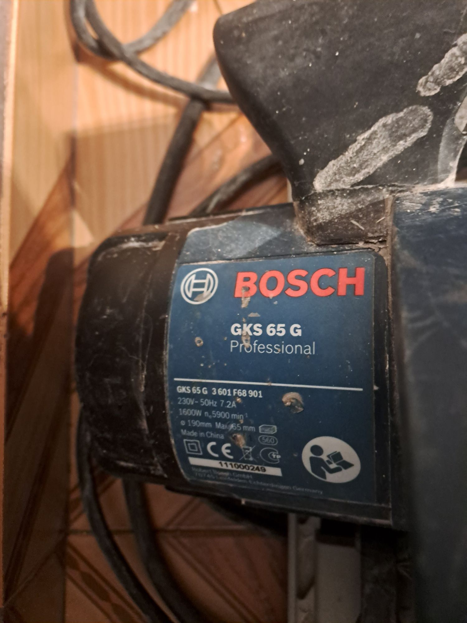 Circular manual bosch 190mm GKS 65G