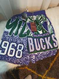 Sort nou baschet original Mitchell & Ness. NBA - Milwaukee Bucks
