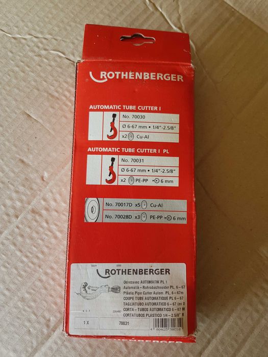 Rothenberger 70031 taietor teava cupru