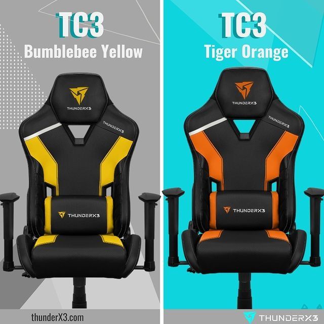 кресло TC3 от ThunderX3 игровое геймерское обивка AirTech гар-тия 1год