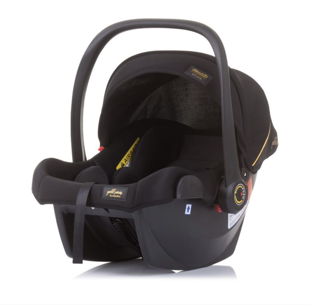 Детска количка Chipolino - Елит, 3 в 1, черна