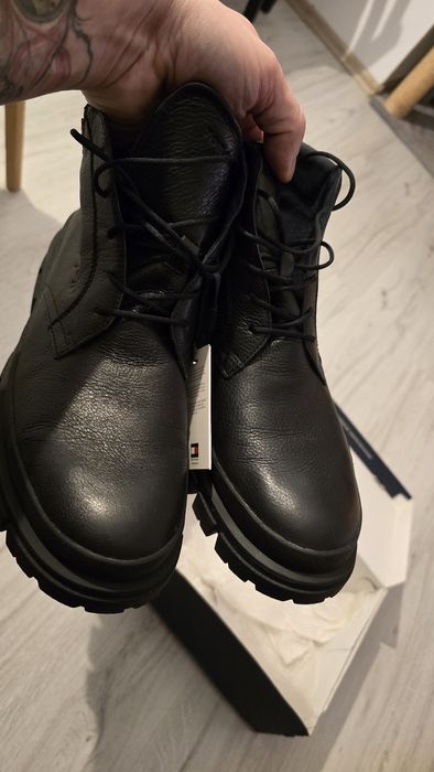 Ghete piele Tommy Hilfinger