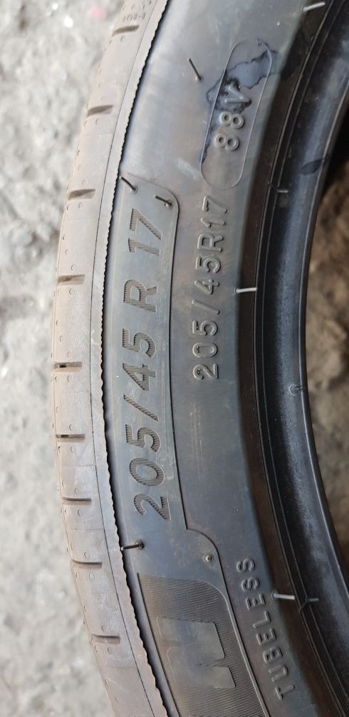 Летни гуми-17цола-205/45-1бр.-95лв."MICHELIN "