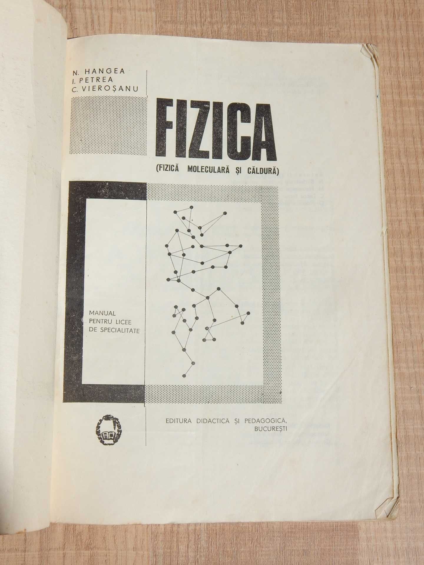 Manual fizica moleculara si caldura N Hangea I Petrea C Vierosanu 1975