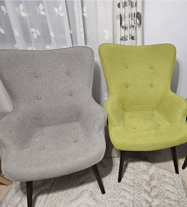 Vând fotoliu gri si verde