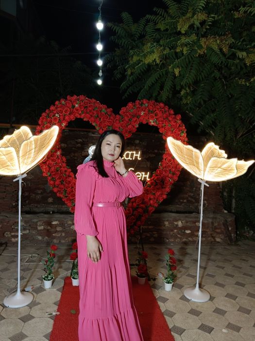 Розывый нарядный турецкий көйлек