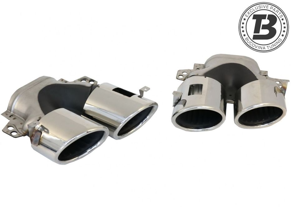 Difuzor Bara Spate cu Ornamente compatibil cu Mercedes GLE SUV W167 AMG