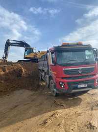 Transport basculabil camion 32 tone.Nisip, moloz, sort, pământ, piatră