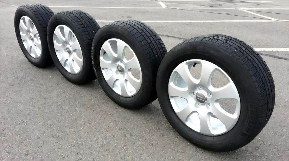 Jante Audi pe 18 Q7 Q5 Q3 VW Touareg  Porsche  anvelope iarnă  roti A6