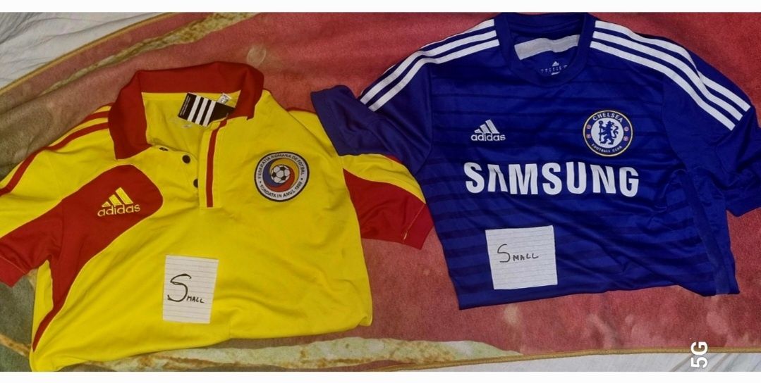 Vand tricou +sapca  oficial Chelsea + Barcelona +Real Madrid