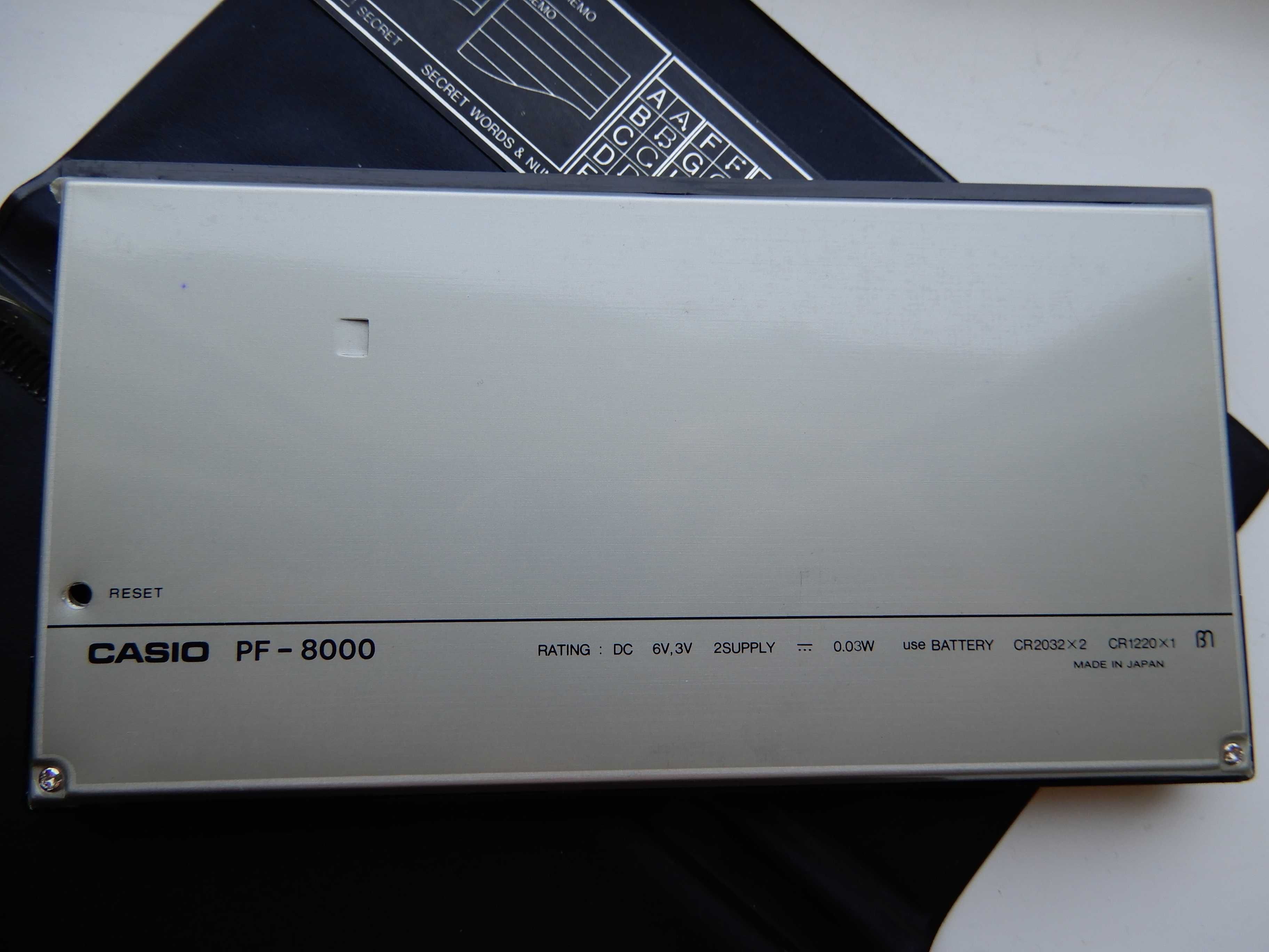 vintage Casio PF-8000 SUPER MEMORY-COMPUTER DATA BANK Calculator