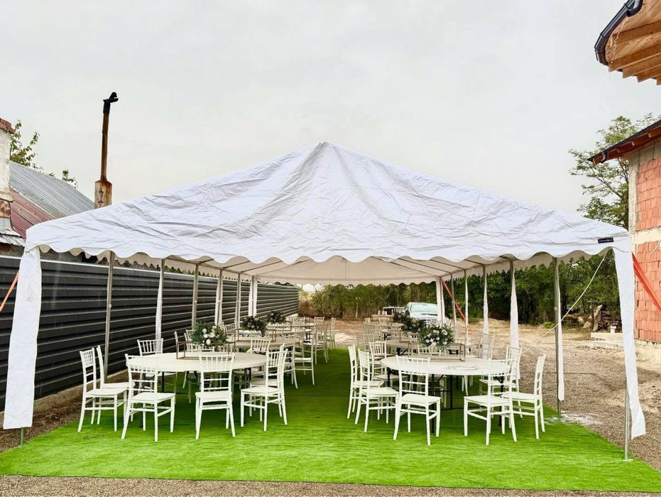 Inchiriem corturi evenimente, mese , scaune, aranjemnete, vitrine