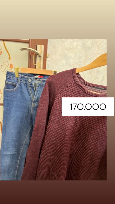 Kiyim sotiladi xolati alo