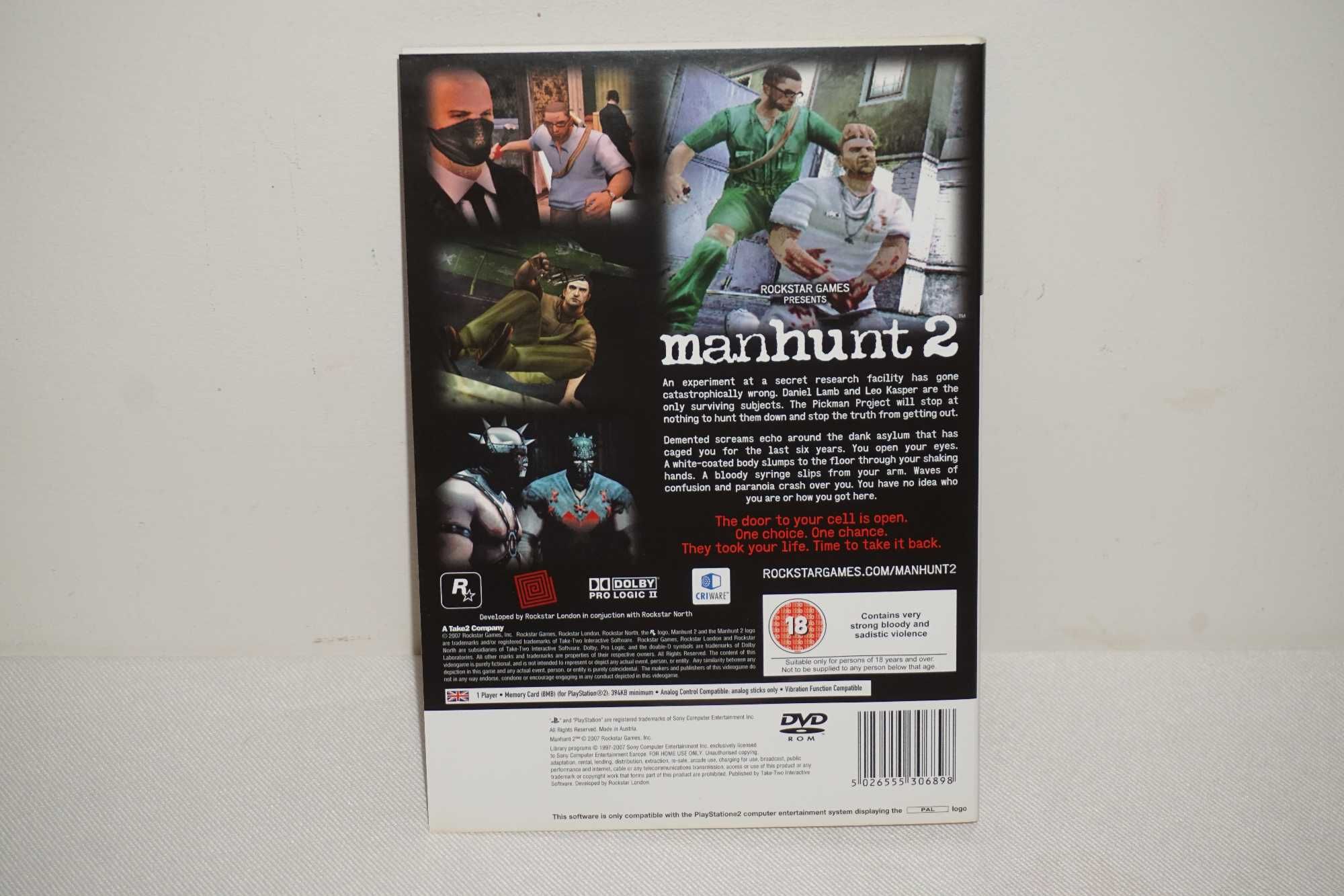 Много Рядка Игра за PS2 Manhunt 2 PAL