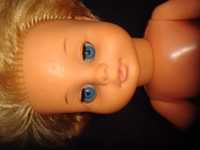 Кукла старинная с Немецкая 40см с сапфировыми сини-голубыми глазами