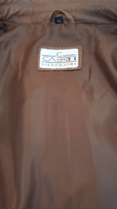 Jacheta dama din piele naturala primavara/toamna, CABRINI Silver Line