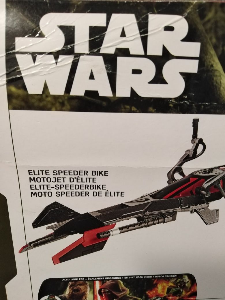 Star Wars The Force Awakens - Elite Speeder Bike + 4 figurine