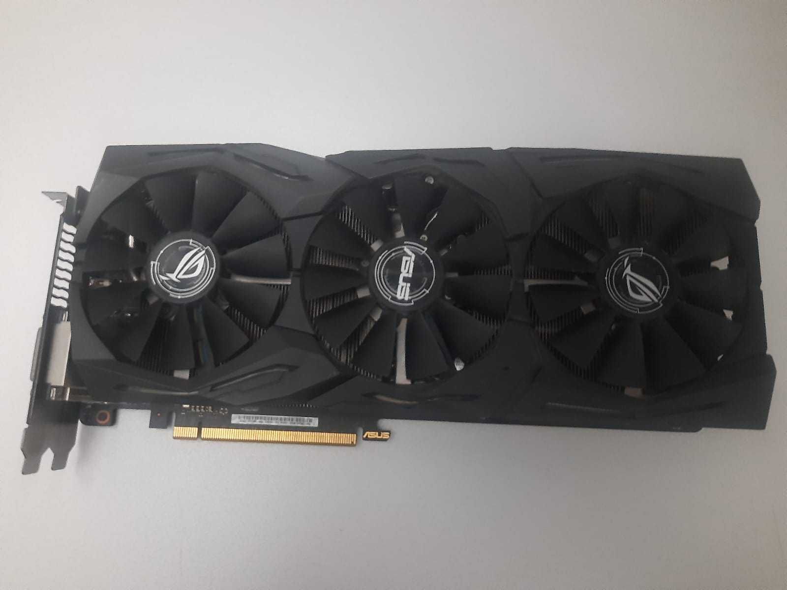 Placa video ASUS GeForce GTX 1080 ROG STRIX GAMING A8G 8GB DDR5X Ram