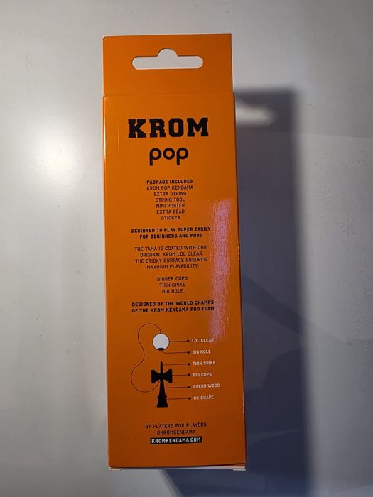 Kendama Krom Pop Portocalie