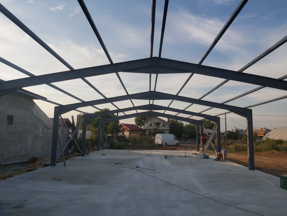 Vand hala de 8x15m livrare si montaj nu trebuie avans