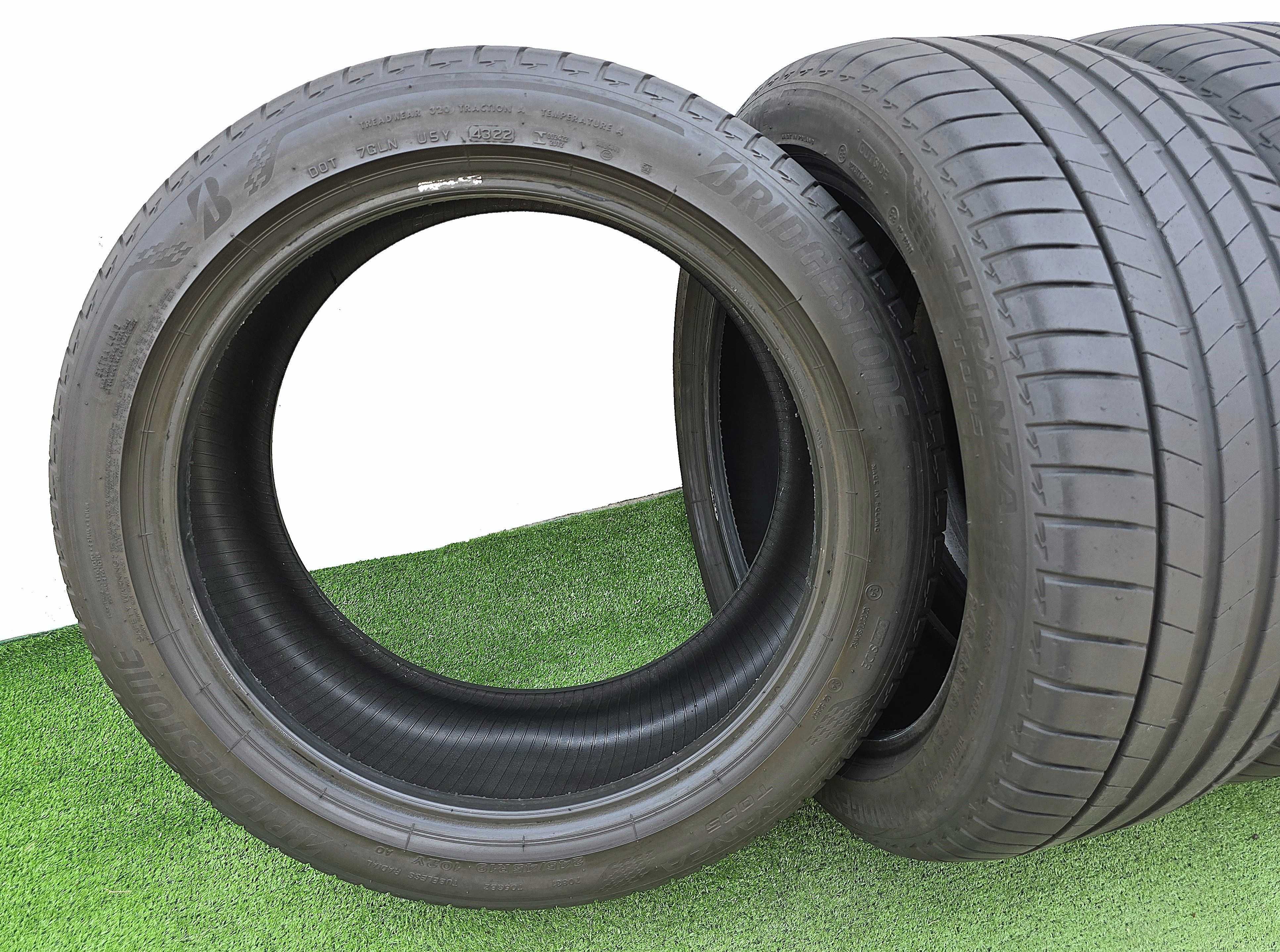 4бр. 245/45/19 BRIDGESTONE Turanza- летни