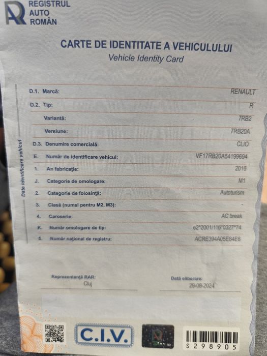 Cesionez autorizație taxi