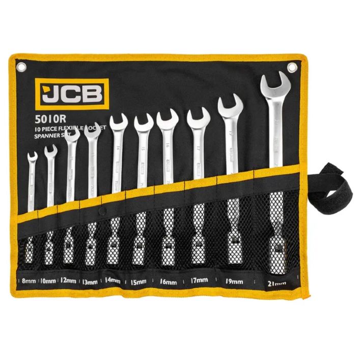 Комплект глухи звездогаечни ключове JCB – 10ч , 8-21мм , 5010R