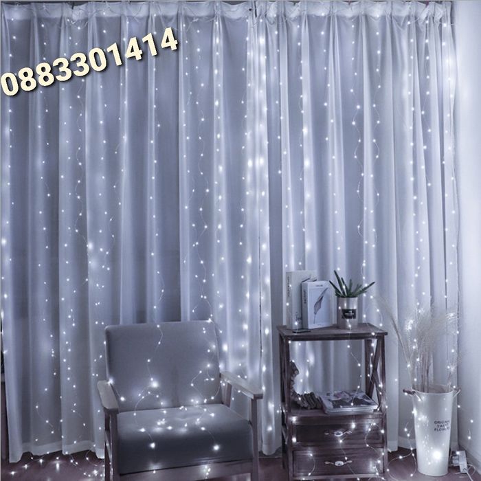 Намаление! Коледна завеса 3 метра Лампички за Коледа