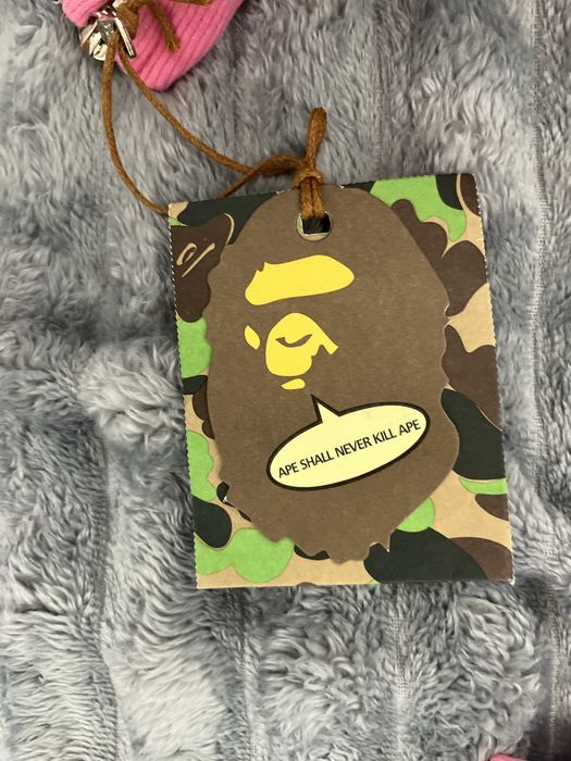 A bathing ape pink hodie