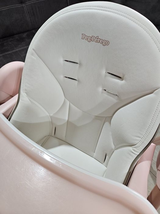 Peg Perego Prima Pappa Follow Me - Розово и бяло