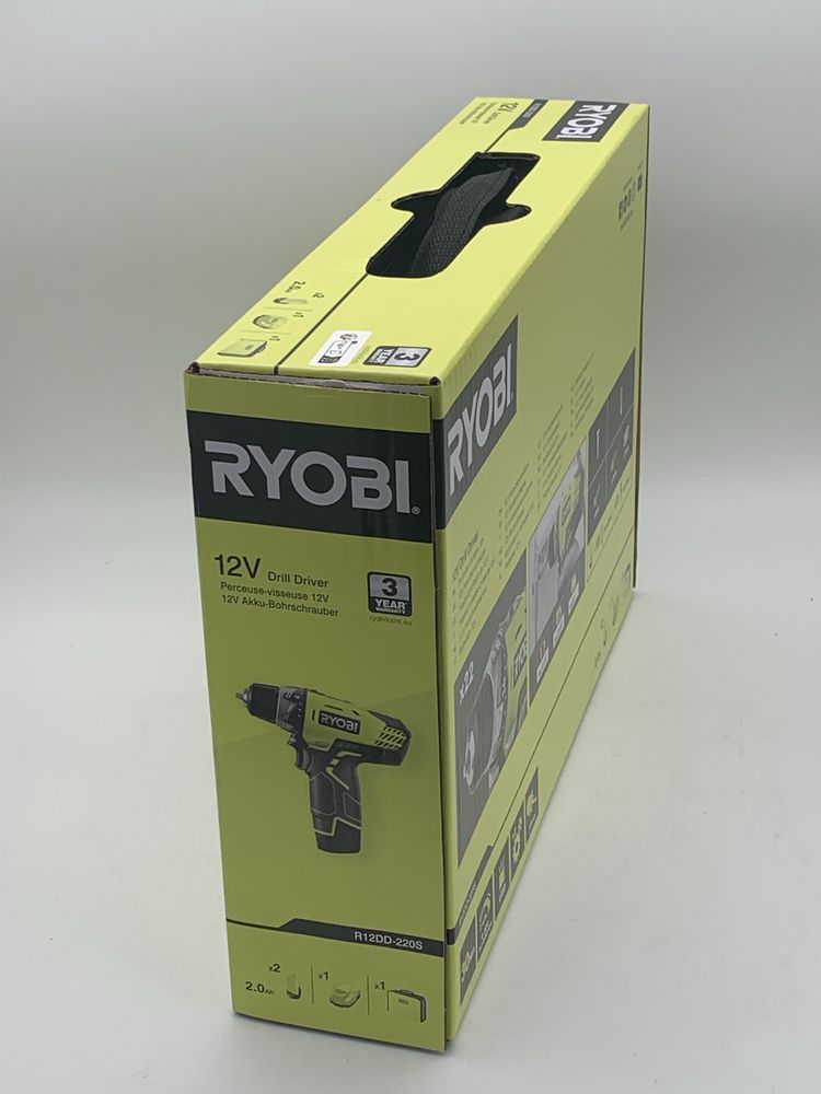 Bormasina, Ryobi, 2 acumulatori, incarcator, geanta + bit, transport 0