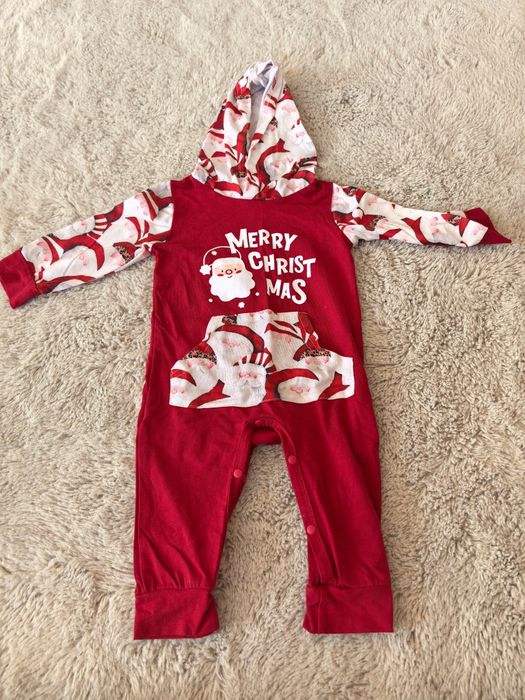 Коледни дрешки - ромпъри 3-6м