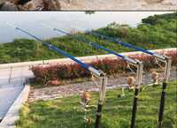 Lanseta automata de pescuit cu arc dispozitiv autointepare a pestelui