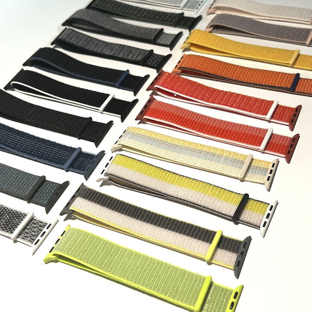 Велкро текстилни каишки за Apple Watch ULTRA/SE2/SE/10/9/8/7/6/5/4/3