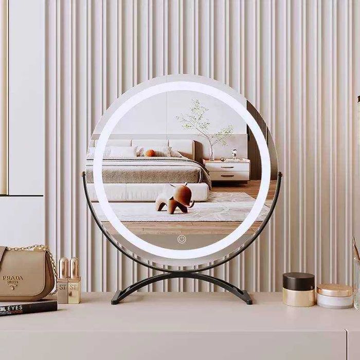 Умное зеркало настольное с 3 режимами освещения