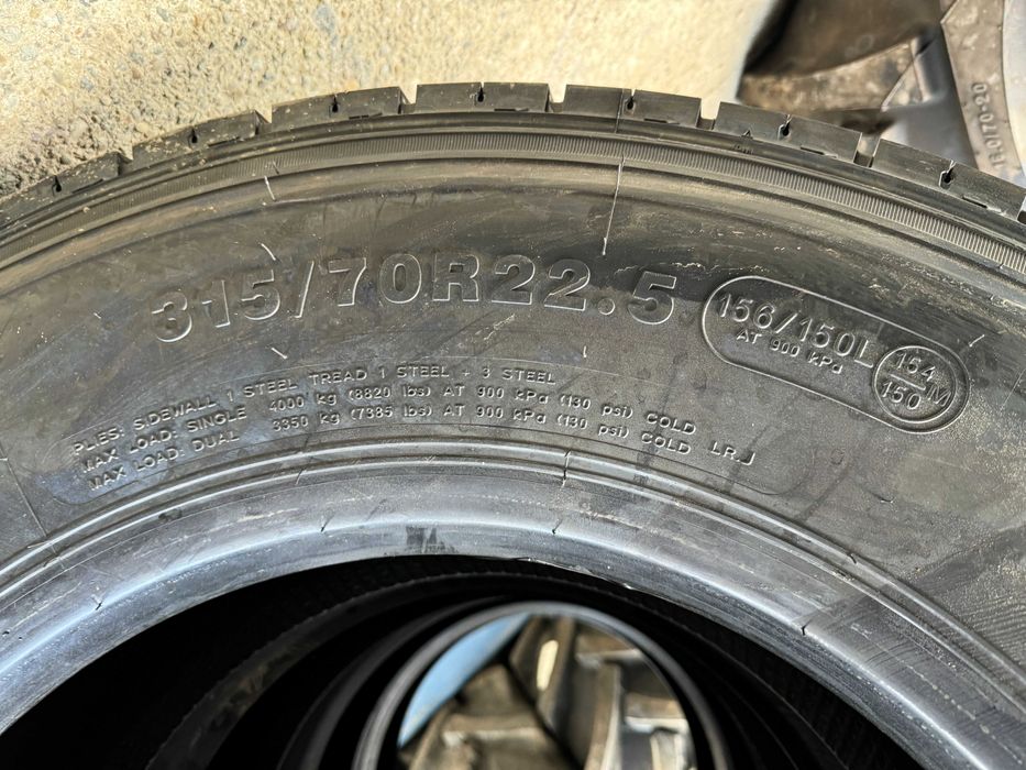 Anvelope noi 315/70R22.5 marca BENCHMARK de tractiune