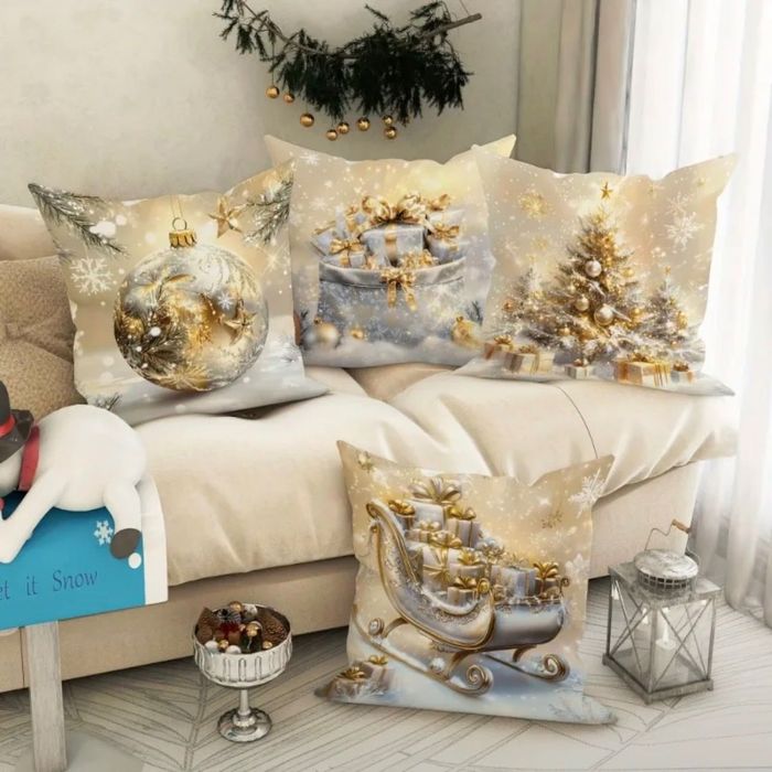 Новогодние подушки