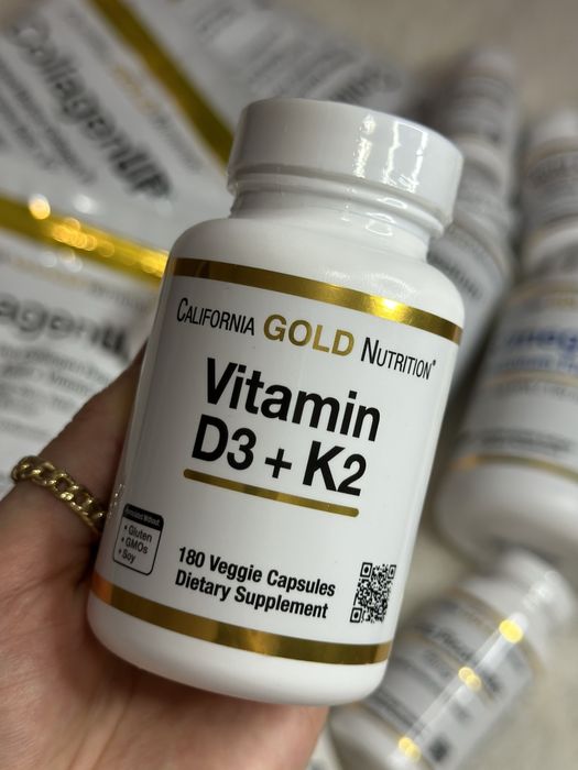 Витамин д3+к2 120 и 180 капсул В НАЛИЧИИ