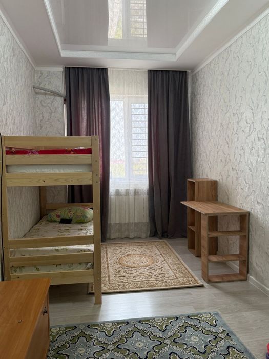 2-х ярусная кровать массив Пирус для покраски 800/1900 вместе матрасом