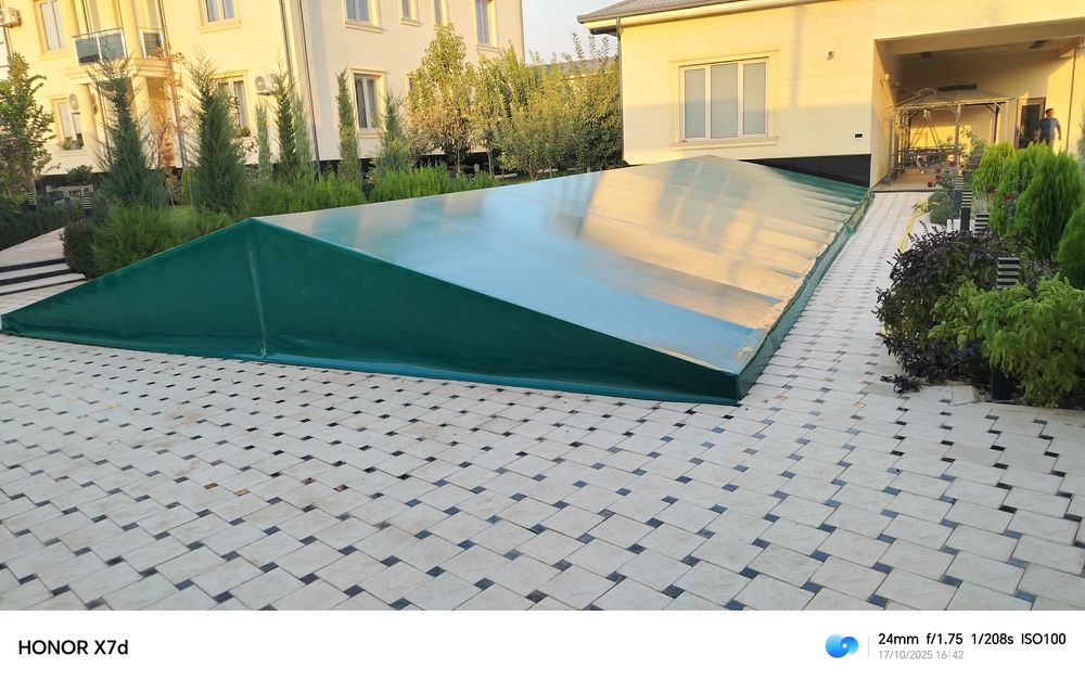 Баннер бассейн салафан соя сетка тент капсула установка