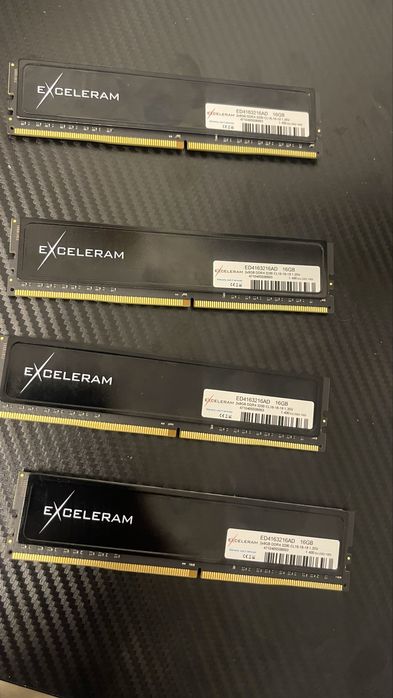 4 placute de 16gb ram (64 GB RAM)
