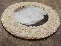 Oglinda inflorata rotunda - 80cm